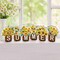 6-Piece Sunflower Wooden Table Decor Set – Farmhouse Tiered Tray Centerpieces in Multiple Sizes for Shelf, Mantel, Desk & Home Decoration